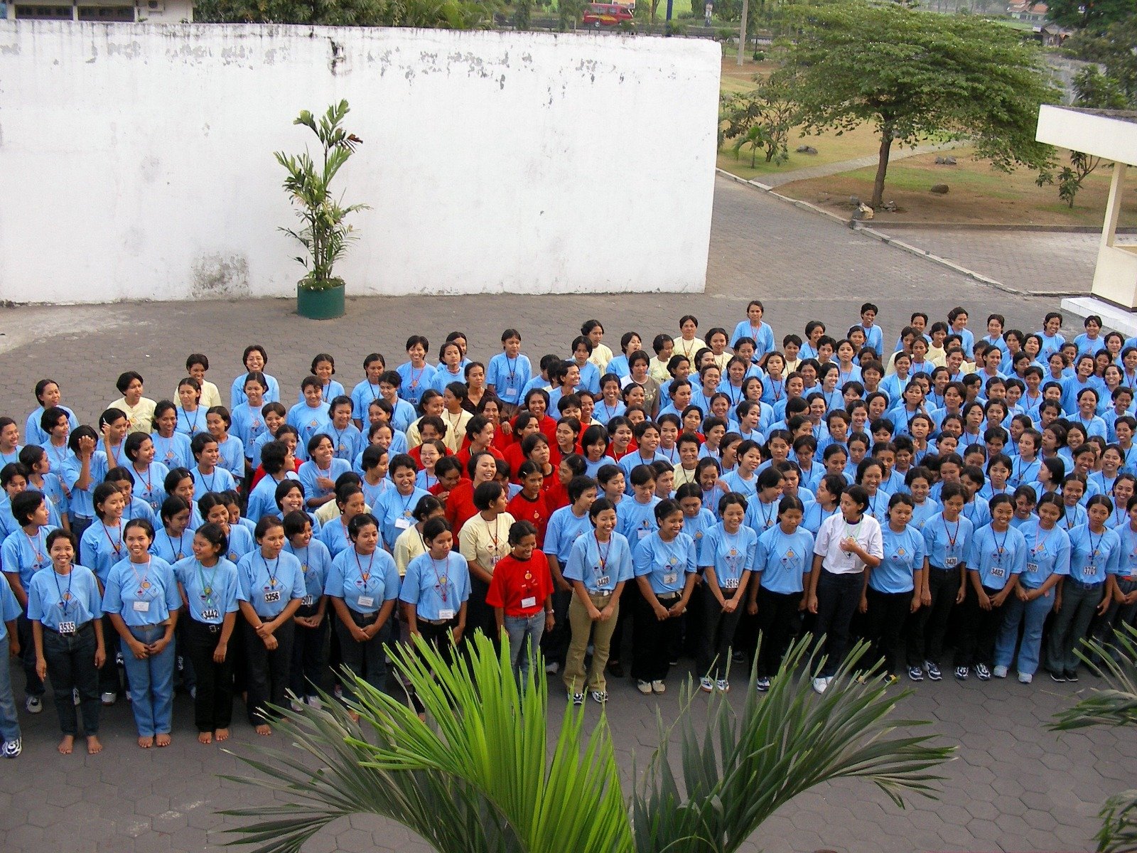 Filipino helpers learning household skills at Pacific Garden academy